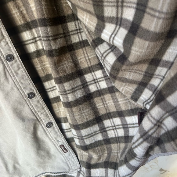 Levi’s Men’s Fleece-Lined Shirt Jacket Size Large Stone - Picture 4 of 8